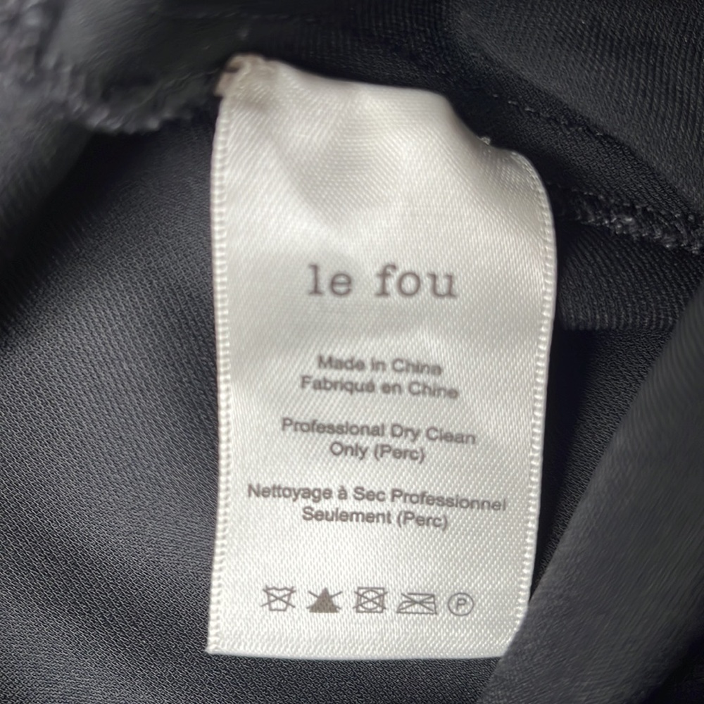 🐈‍⬛Le Fou by Wilfred for Aritzia Orlene Jumpsuit black size small - Picture 10 of 12
